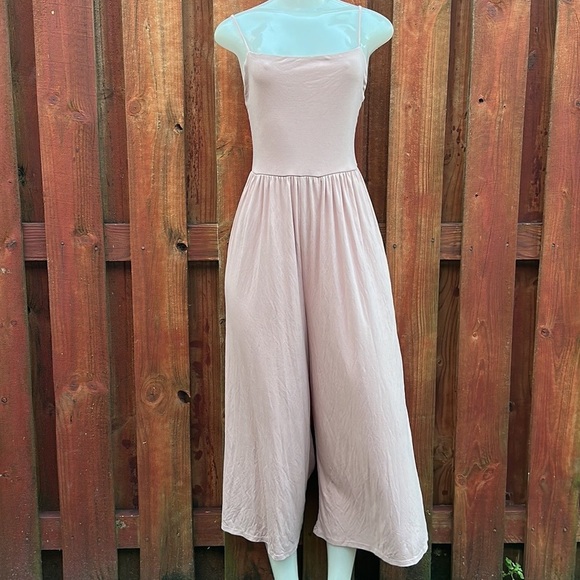 Silence + Noise Belinda Ribbed Knit Wide-Leg Jumpsuit Size M - Picture 2 of 16